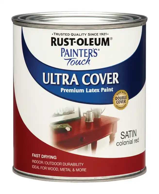 Painters Touch Ultra Cover Colonial Red Paint 1 Quart