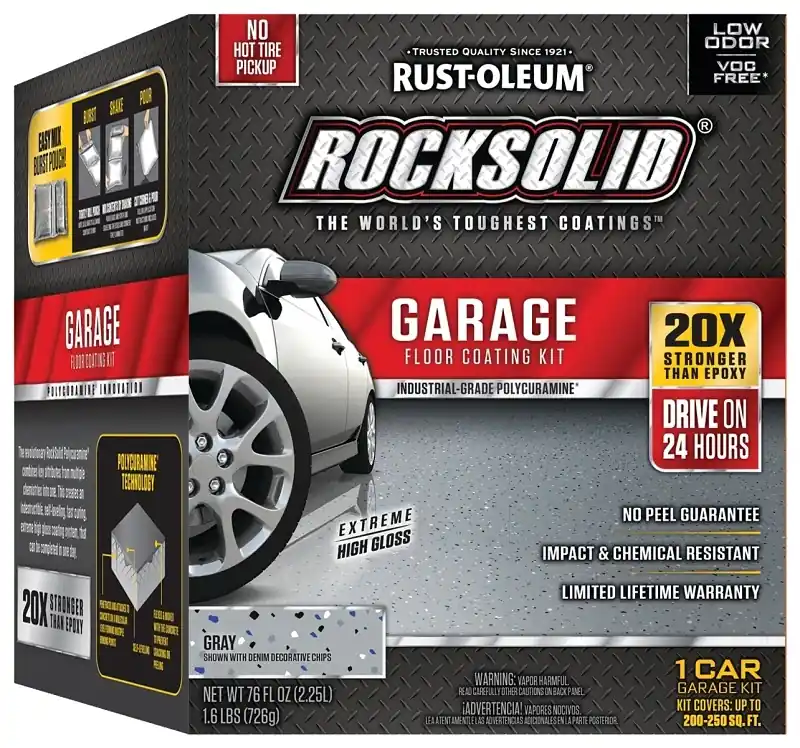Garage Coating Kit, Gray, 76 Oz.