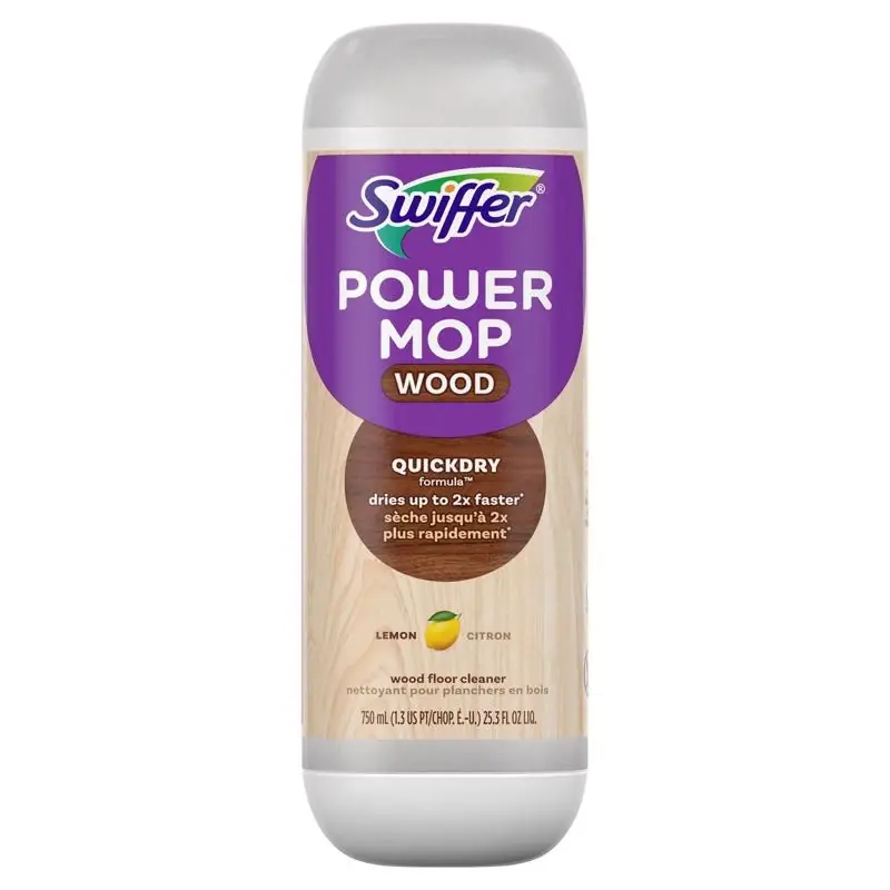 Power Mop Lemon Scent Wood Cleaner Liquid 25.3 Oz