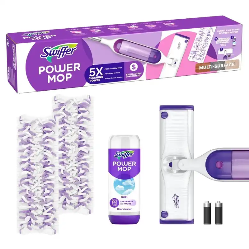 Power Mop 14.5 In. W Dry/wet Spray Mop Kit