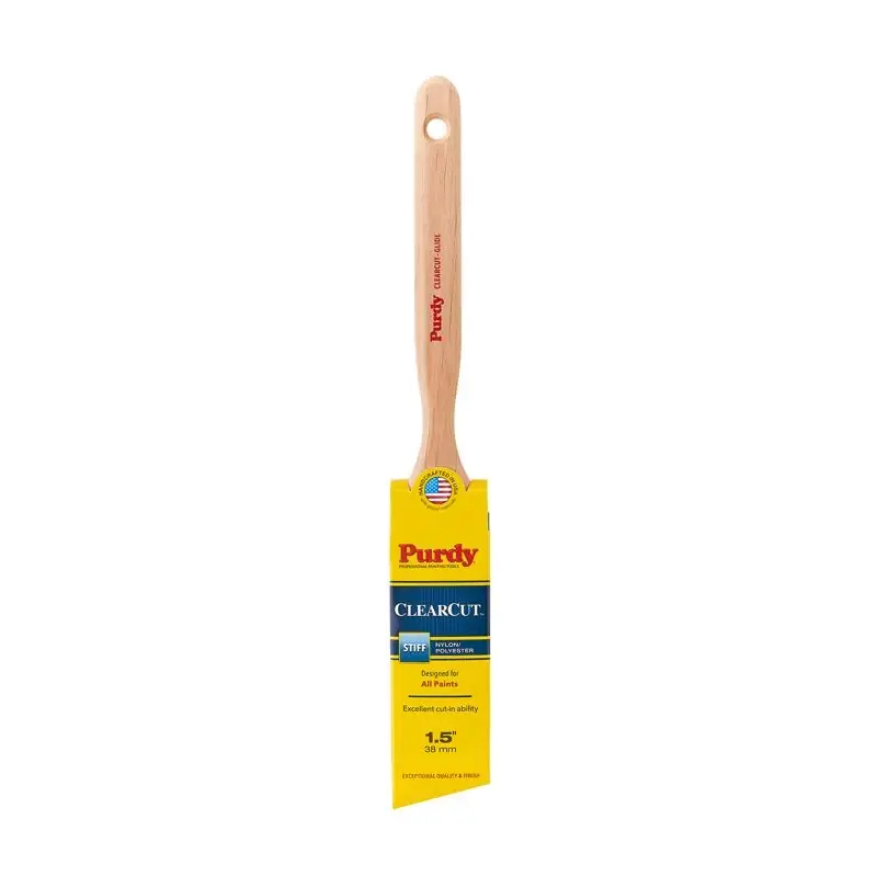 Clearcut Glide 1-1/2 Inch Stiff Angle Nylon Polyester Paint Brush