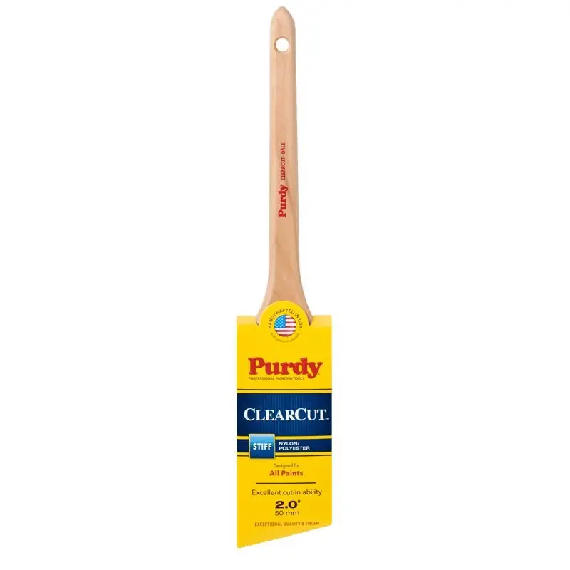 Clearcut Dale 2 Inch Stiff Angle Nylon Polyester Paint Brush