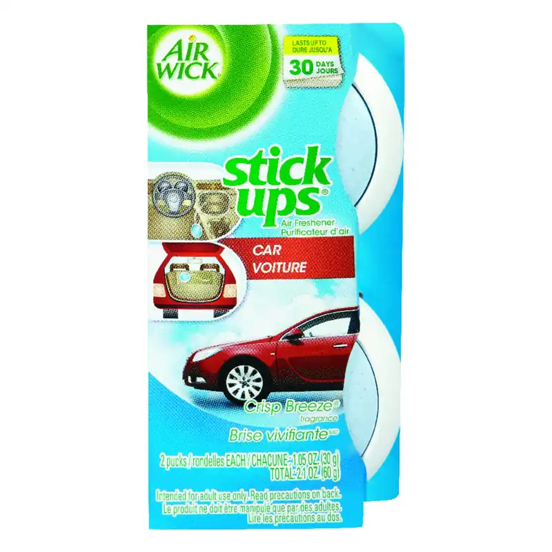 Stick Ups Crisp Breeze Scent Air Freshener 2 Oz Solid
