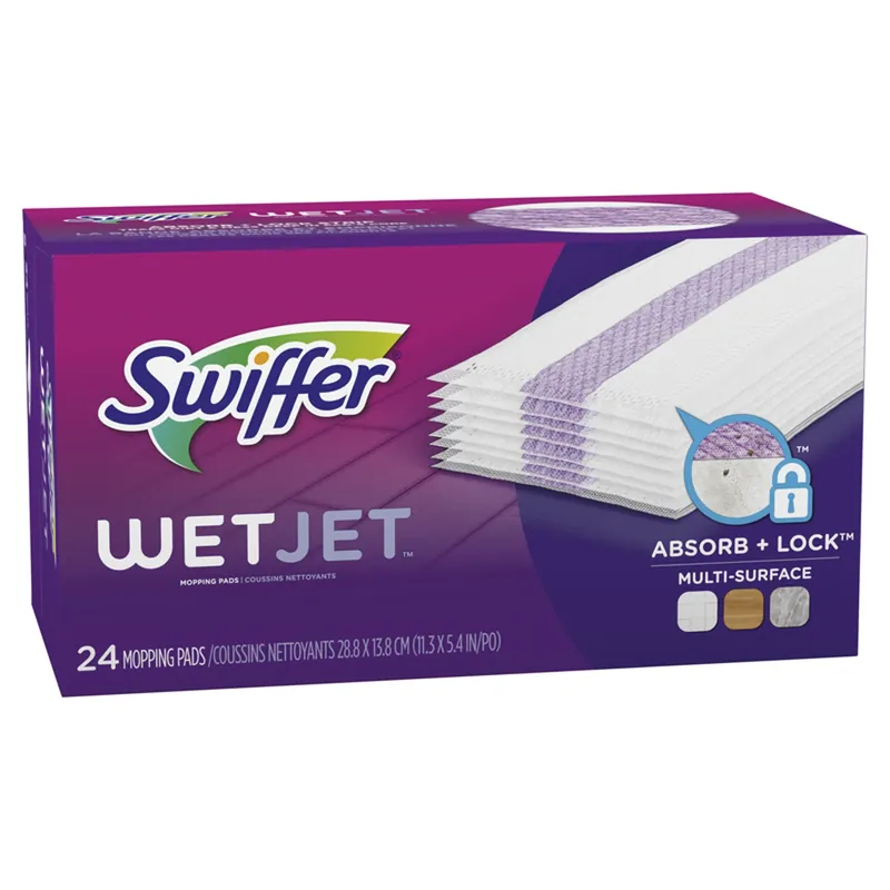 Wetjet No Scent Floor Cleaner Refill Pads 24 Pk