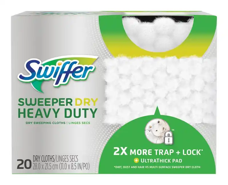 Sweeper 5.4 In. Dry Microfiber Dust Mop Refill 20 Pk