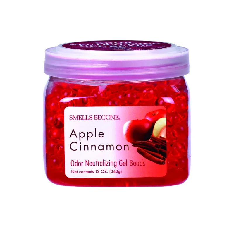 12 Oz. Apple Cinnamon Gel Beads Odor Neutralizer - 450 Sq Ft Coverage