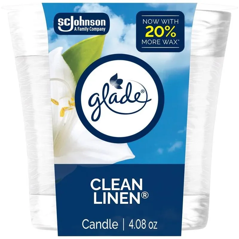 Clean Linen Ivory Candle – 4.08 oz Home Fragrance