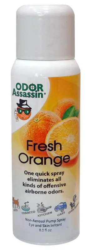 Orange Scent Odor Eliminator 8 Oz Liquid Pump Spray
