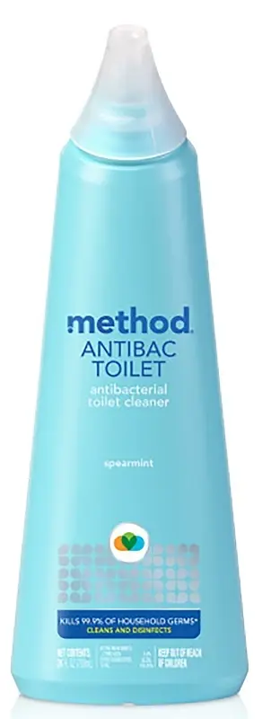 Naturally-derived Antibacterial Toilet Bowl Cleaner, Spearmint, 28 Oz.