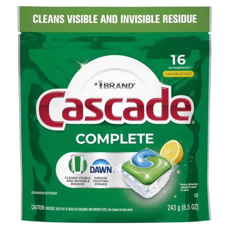 Complete Lemon Dishwasher Pods – 16 Count, 8.5‑oz Concentrated Pods