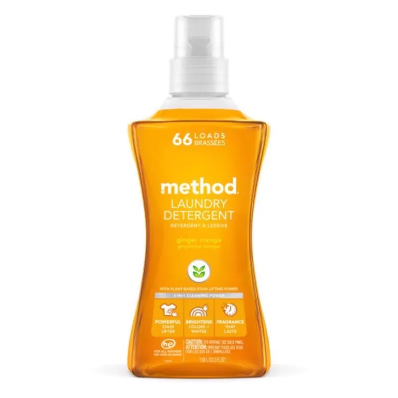 Ginger Mango Scent Laundry Detergent Liquid 53.5 Oz 1 Pk
