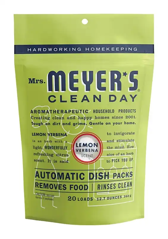 Clean Day Lemon Verbena Scent Powder Dishwasher Detergent 11.6 Oz 20 Pk
