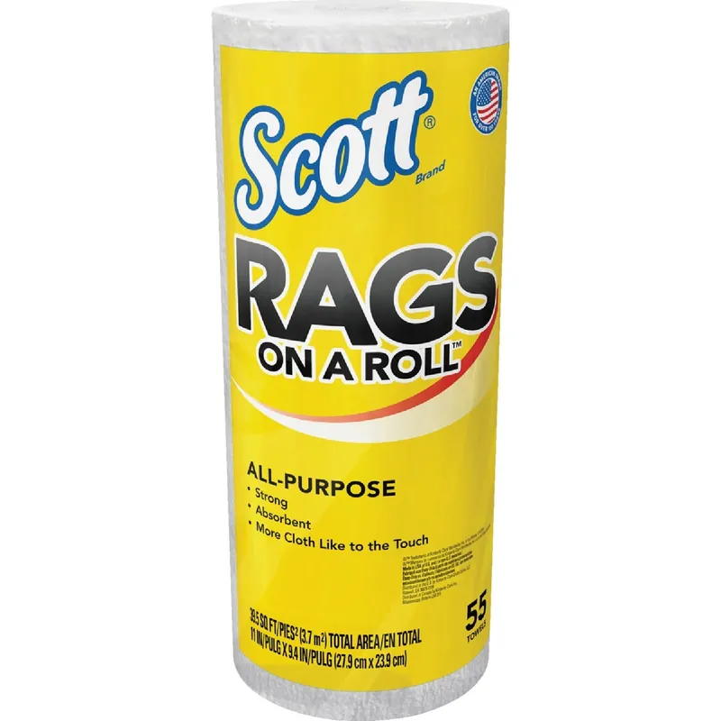 Rags On A Roll Cleaning Cloth 9.4 In. W X 11 In. L 60 Sheet 1 Pk