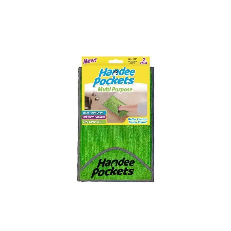 Microfiber Cleaning Cloth 6.25 In. W X 9.75 In. L 2 Pk