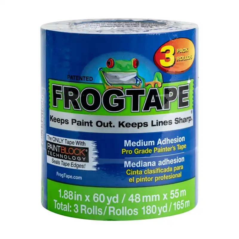 Pro Grade 1.88 In. W X 60 Yd L Blue Medium Strength Painter‘s Tape 3 Pk