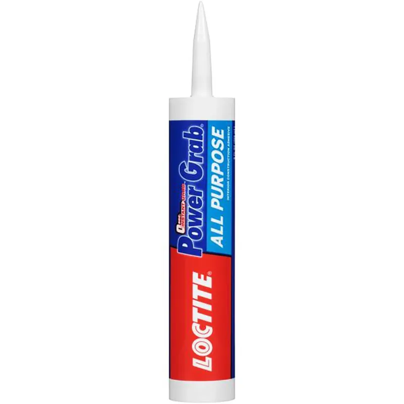 Power Grab Express All-purpose Interior Construction Adhesive, White, 9 Oz.