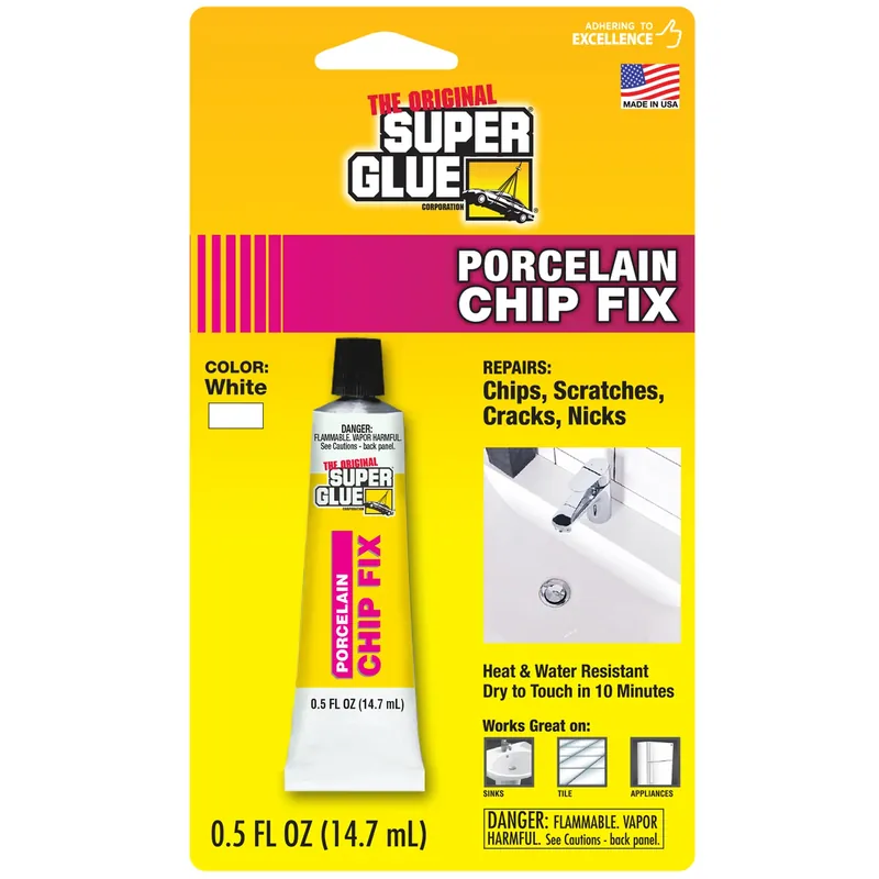 Porcelain Chip Fix High Strength White Crack Repair 0.5 Oz