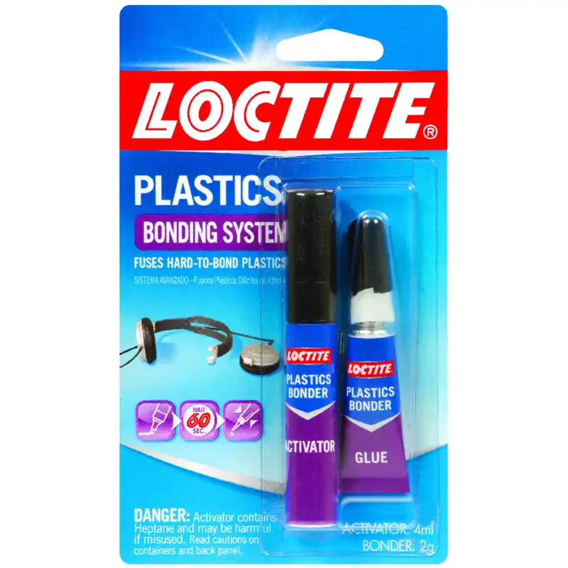Plastics 2-part Bonding System With Activator, 2 Gm