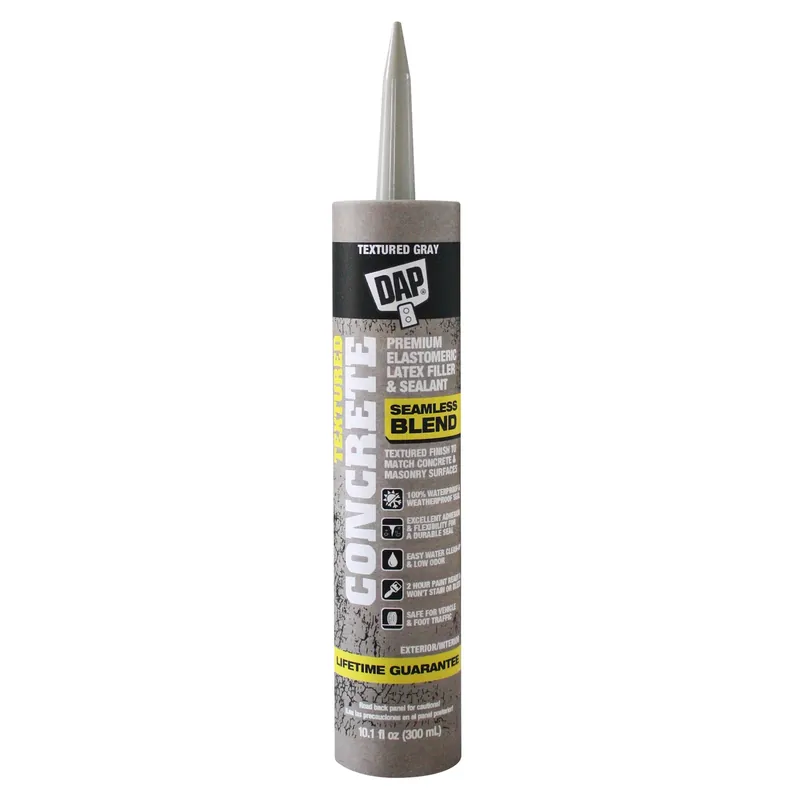 Premium Textured Concrete Elastomeric Filler And Sealant, 10-oz.