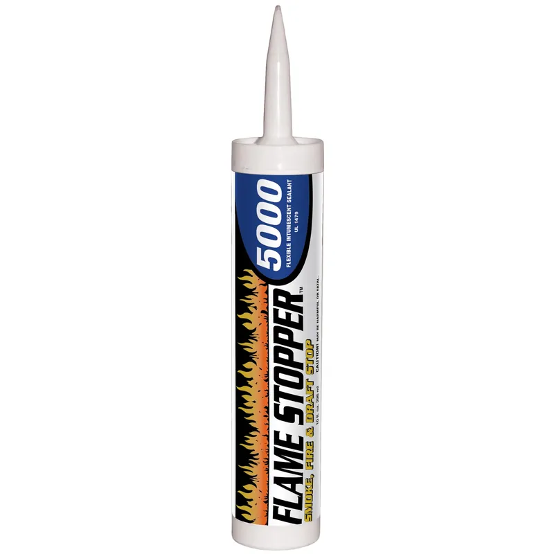 5000 Red Acrylic Latex Sealant 10 Oz - Fire Resistant, Flexible, Paintable