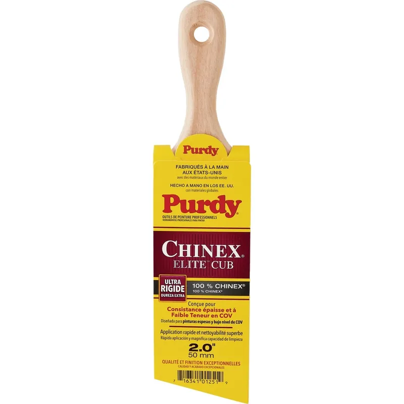 Chinex Elite Cub 2 In. Extra Stiff Angle Trim Paint Brush