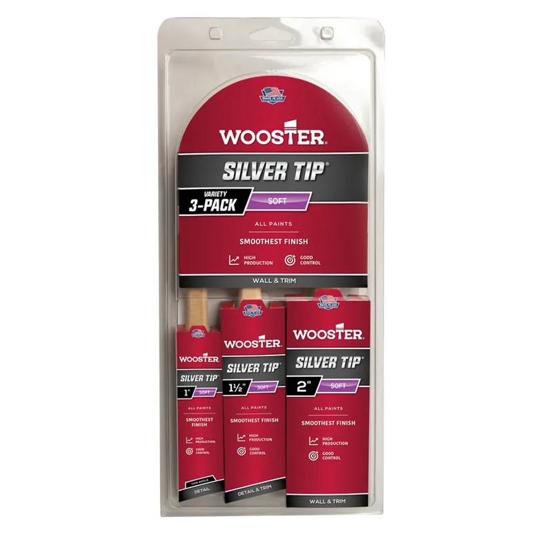 Silver Tip Soft Assorted Paint Brush