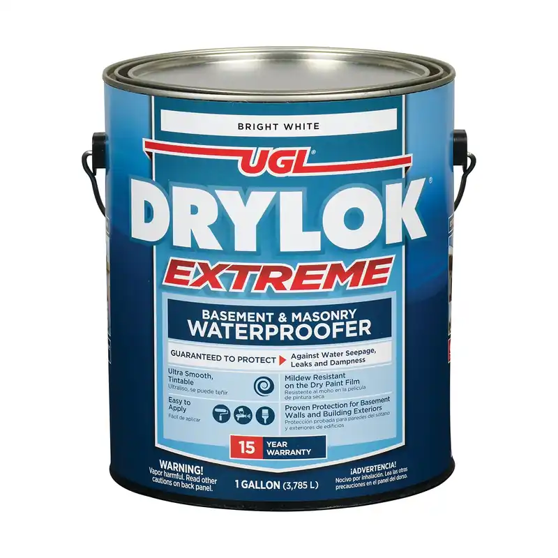 Extreme Masonry Waterproofer, Latex, White, 1 Gallon