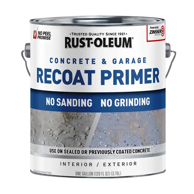 Concrete & Garage Recoat Gray Water-based Acrylic Primer 1 Gal