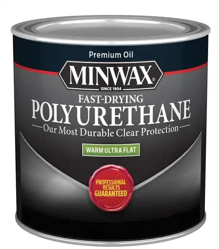 Ultra Flat Polyurethane, Clear, 1/2 Pt.