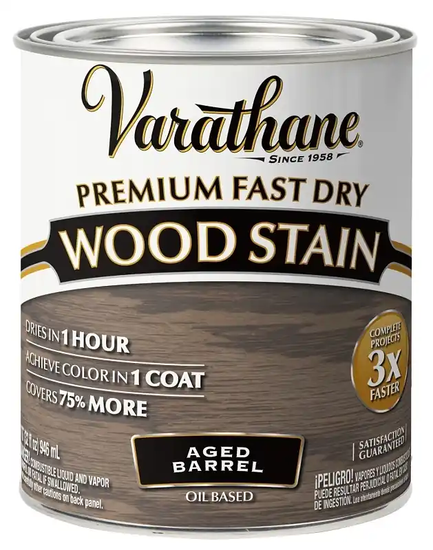 Aged Barrel Oil-based Urethane Modified Alkyd Fast Dry Wood Stain 1 Qt