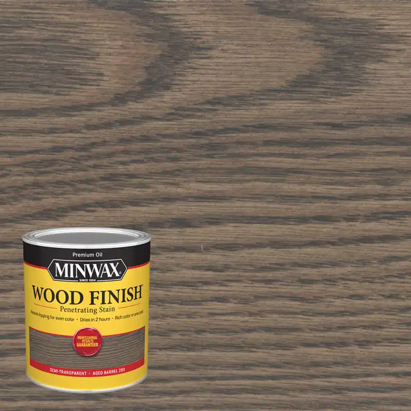 Wood Finish, Interior Stain, Aged Barrell, 1-qt.