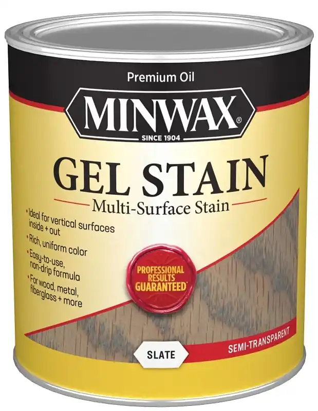 Gel Wood Stain, Slate, Qt.