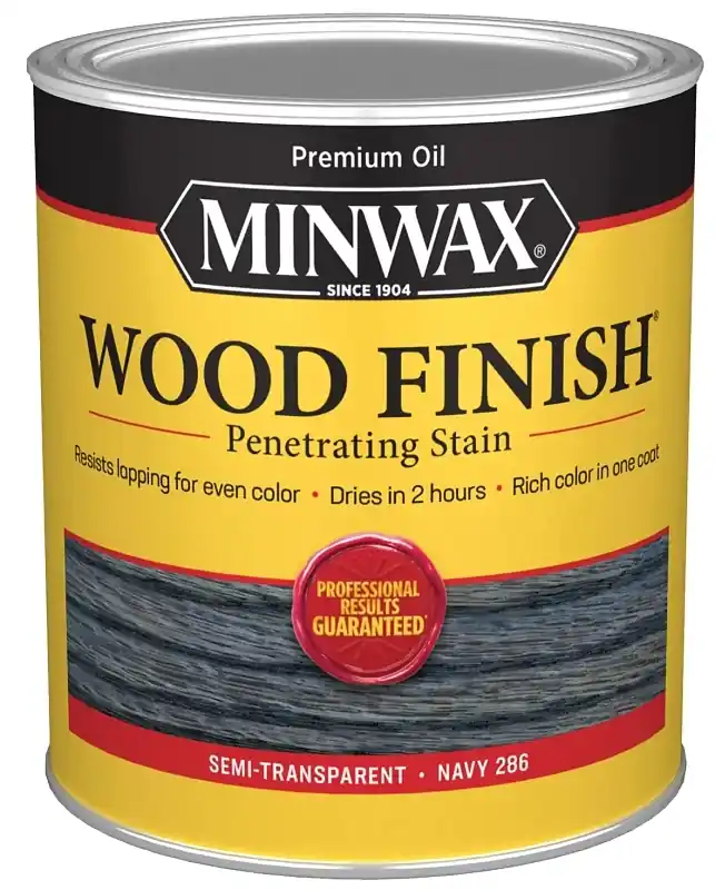 Wood Finish Semi-transparent Navy Oil-based Penetrating Wood Stain 1 Qt