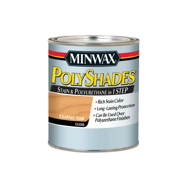 Polyshades Wood Stain, Classic Oak Gloss, Qt.