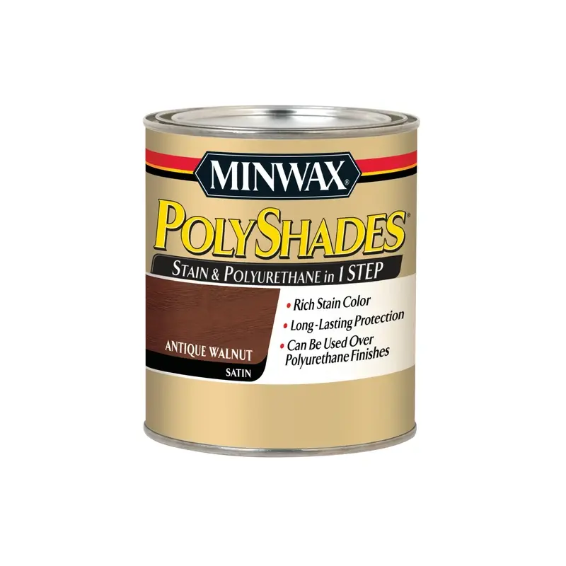 Polyshades Wood Finish, Satin Antique Walnut, Qt.