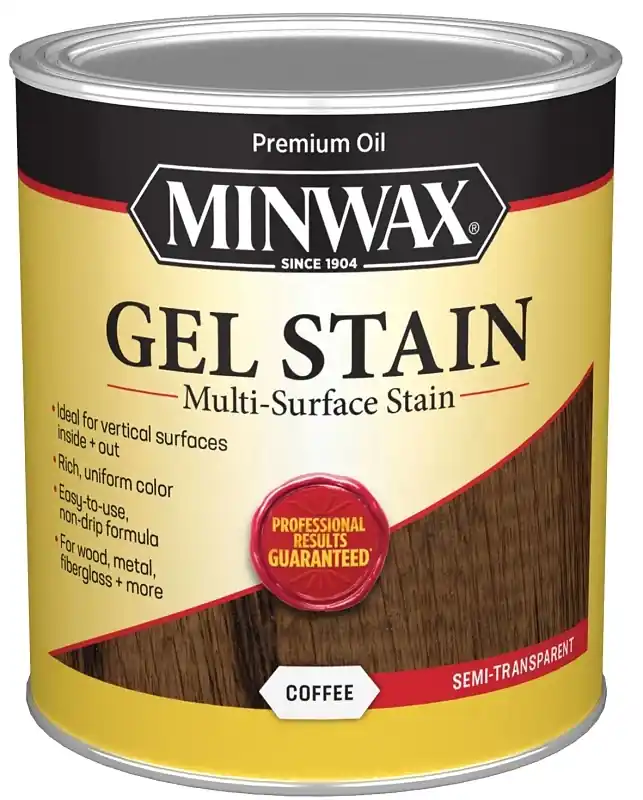 Wood Gel Stain, Coffee, Qt.