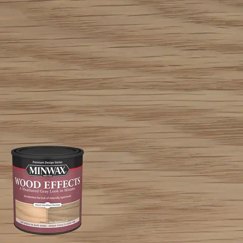 Wood Effects, Brush-on Age Accelerator, Weathered Gray, 1-qt.