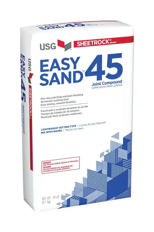 Easy Sand 45 Joint Compound, Lightweight, 18 Lbs.