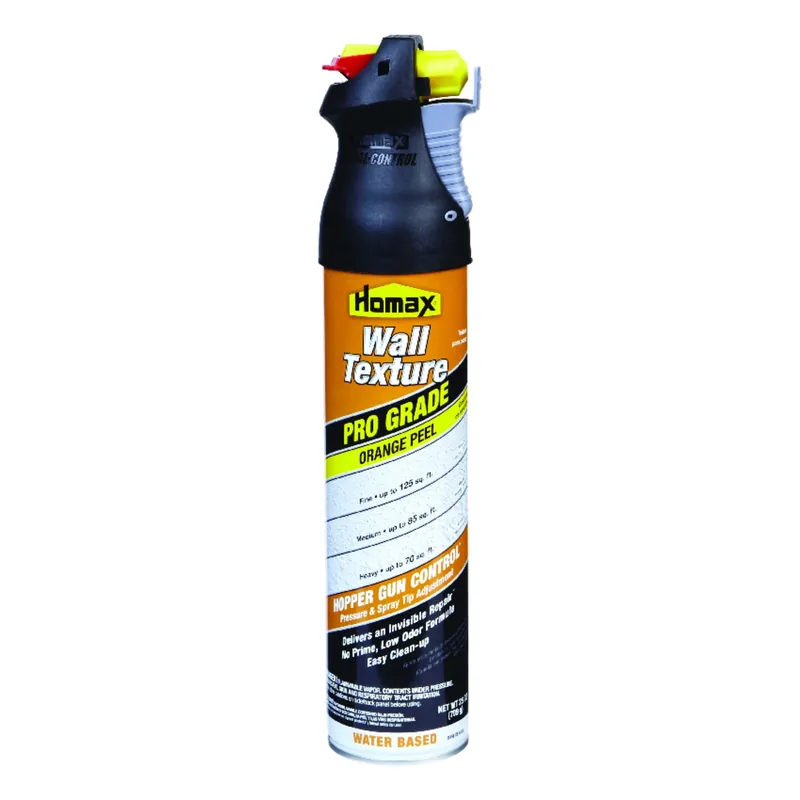 Pro Grade Orange Peel Wall Texture Spray Paint With Dual Control, Water Based, 25-oz.