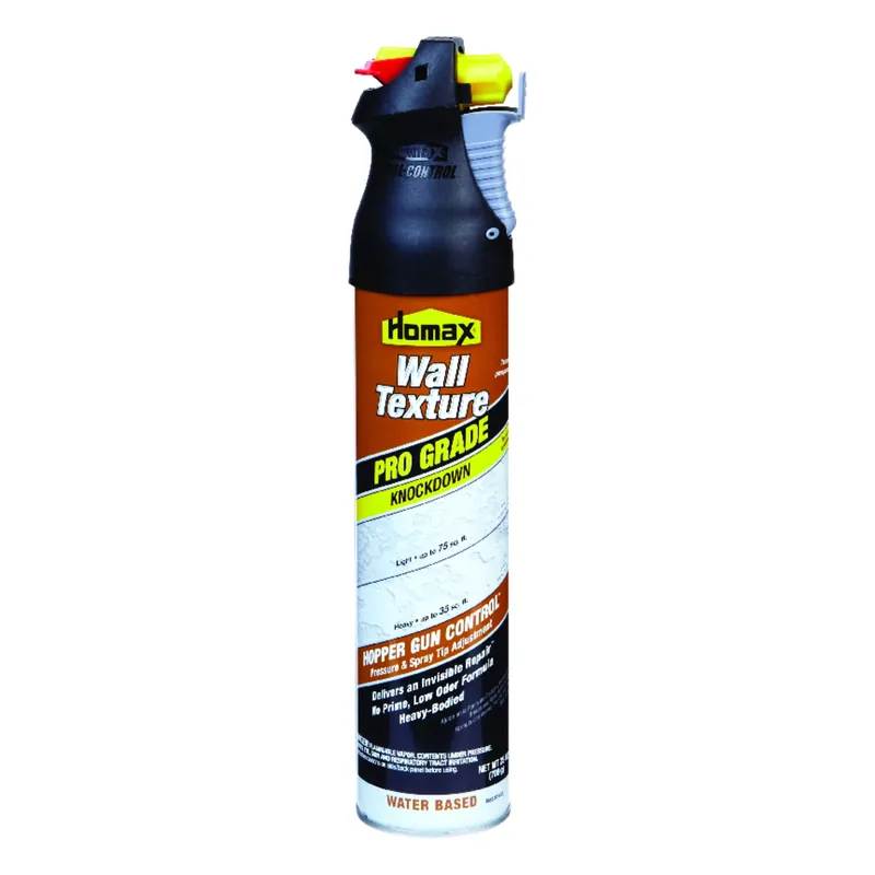 Pro Grade Wall Texture Spray Paint With Dual Control, Knockdown, 25-oz.