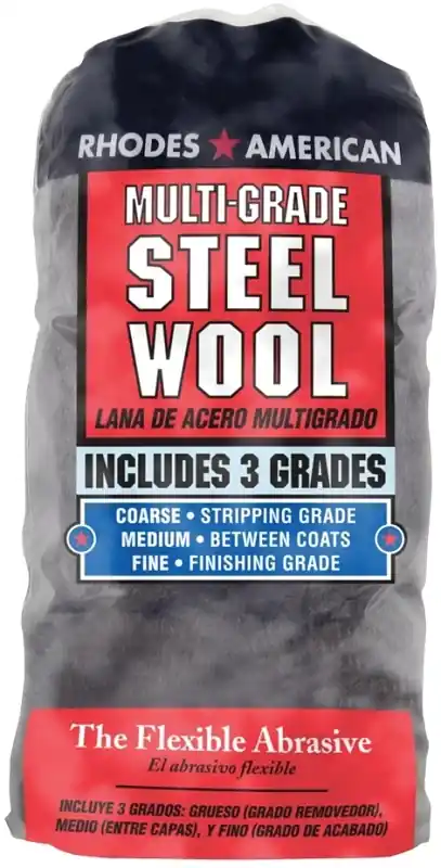 3 Grade Medium/coarse/fine Steel Wool Pad 12 Pk