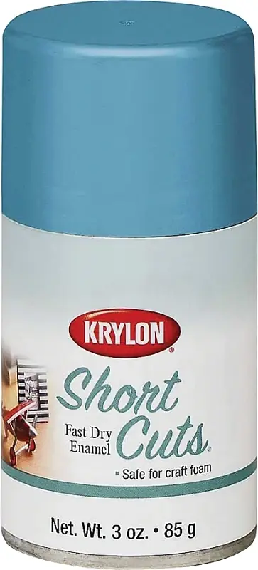 Short Cuts Gloss Cotton Candy Blue Spray Paint 3 Oz - High-gloss Finish