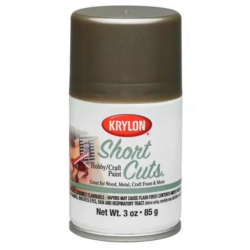 Short Cuts Metallic Antique Bronze Spray Paint 3 Ounces - Scs-099