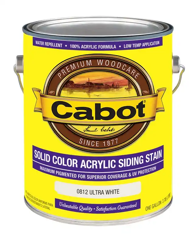 Stain, Acrylic, Ultra-white, 1-gallon