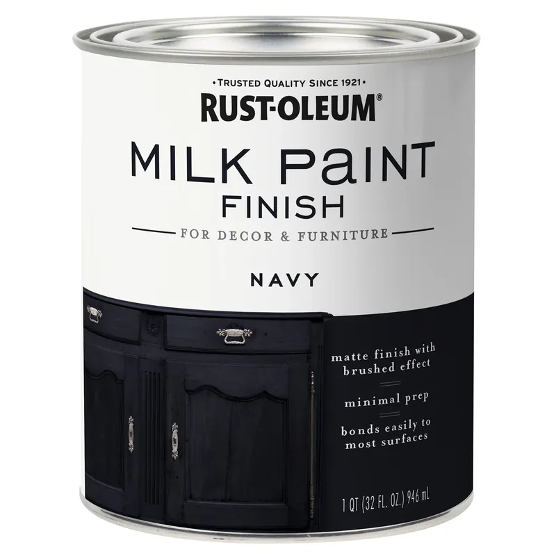 Milk Paint Finish, Navy, 30-oz.