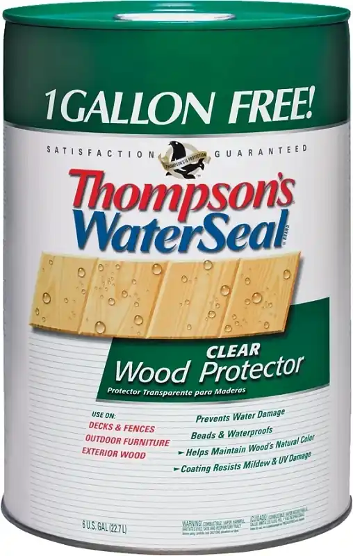 Wood Protector, Clear, 6-gallons