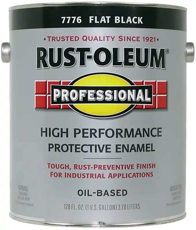 Professional Enamel, Flat Black, 1-gallon