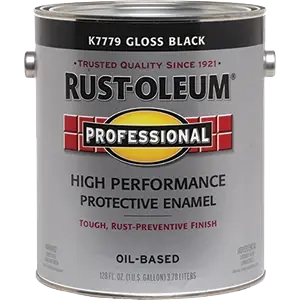 Professioanl Enamel, Black, 1-gallon