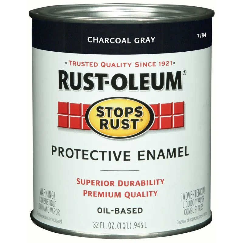 Stops Rust Qt. Charcoal Gray Enamel