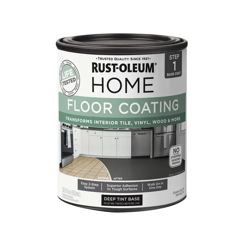 Home Flooring Base Coat, Step 1, Deep Tint, Qt.